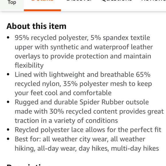 🆕 Teva Geotrecca Hiking Boot no box - Picture 6 of 13